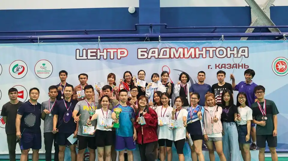 Bế mạc Giải Cầu lông Lưu học sinh thành phố Kazan mở rộng lần thứ III - 2021 1 caulong kazan 2021