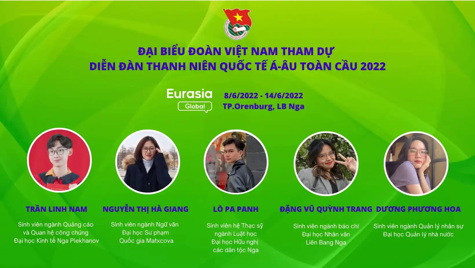 Công bố Danh sách Đại biểu tham dự Diễn đàn Thanh niên Quốc tế 2022 1 cong bo danh sach dai bieu tham du dien dan thanh nien quoc te 2022