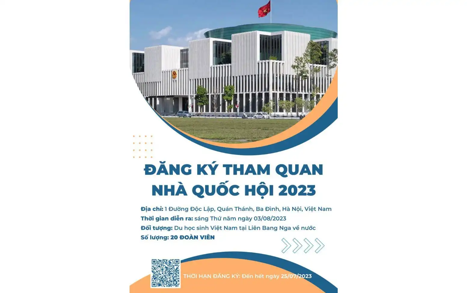 Mở đăng ký Tham quan Tòa nhà Quốc hội cho DHS Nga 1 mo dang ky tham quan toa nha quoc hoi cho dhs nga