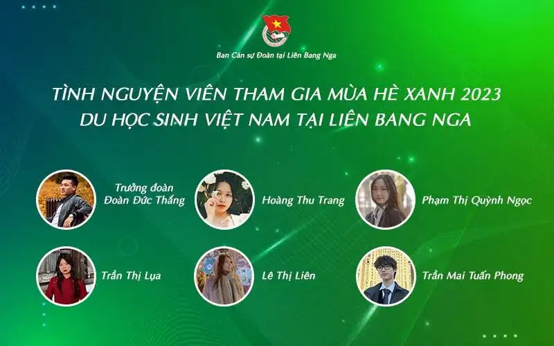 "Mùa hè xanh 2023" của sinh viên Việt Nam tại Nga 1 mua he xanh 2023 cua sinh vien viet nam tai nga