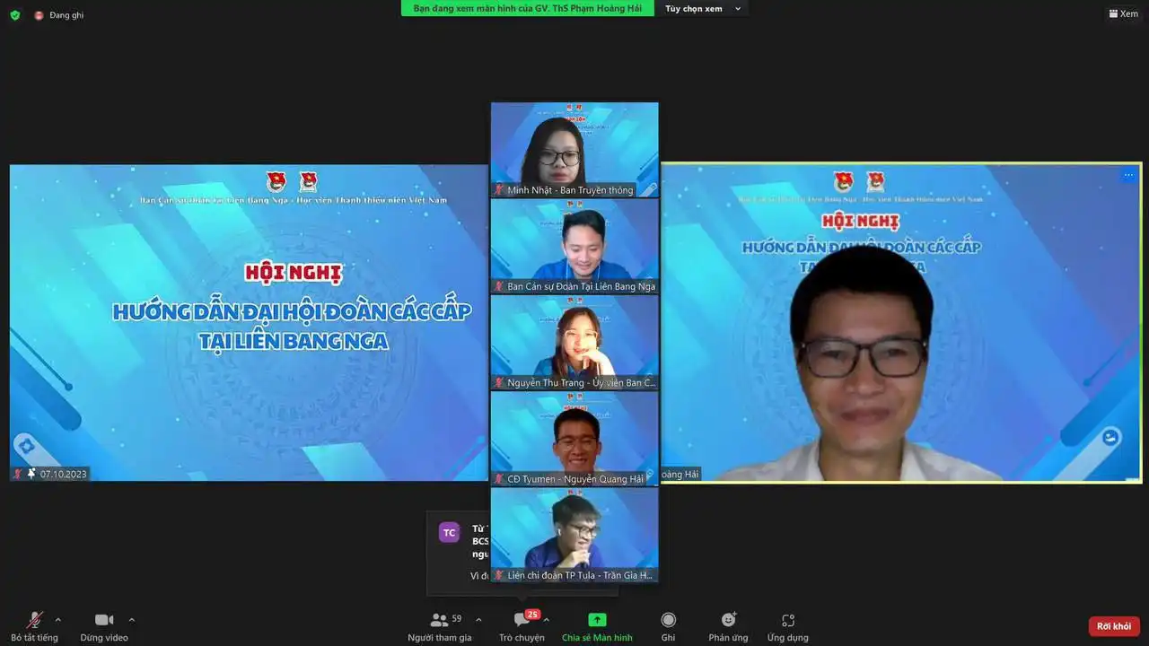 Tập huấn Đại hội Đoàn các cấp tại Liên bang Nga năm 2023 1 tap huan dai hoi doan cac cap tai lien bang nga nam 2023