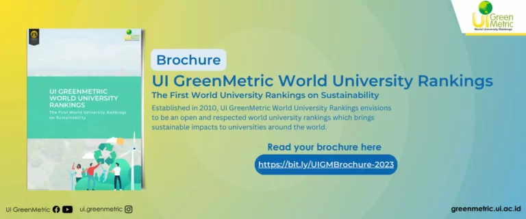 ui greenmetric world university rankings 2023