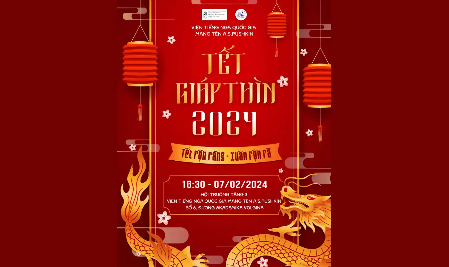 Sinh viên Viện tiếng Nga Pushkin ra mắt sự kiện Tết Giáp Thìn 1 sinh vien vien tieng nga pushkin ra mat su kien tet giap thin