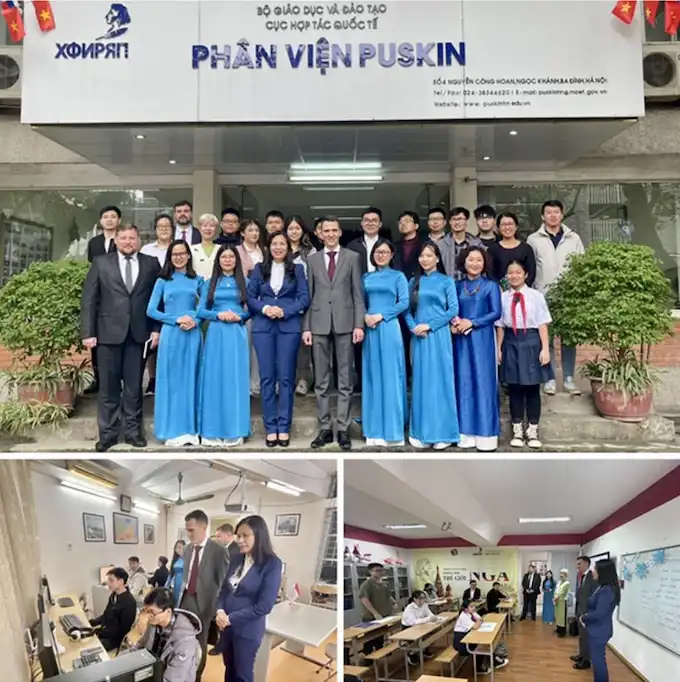 thu truong bo khoa hoc giao duc dai hoc nga tham phan vien puskin ha noi