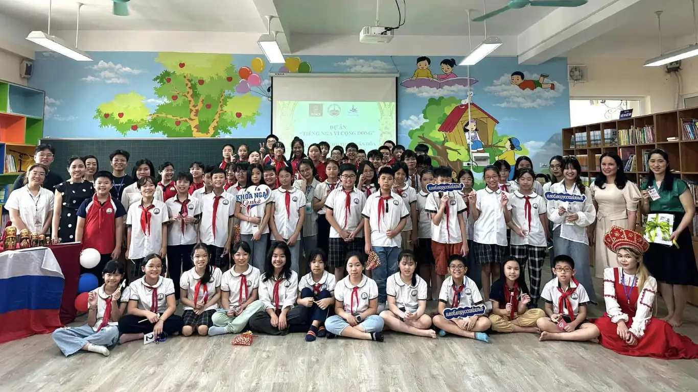 Dự án "Tiếng Nga vì cộng đồng" tại Trường tiểu học Thanh Xuân Bắc 1 du an tieng nga vi cong dong tai truong tieu hoc thanh xuan bac