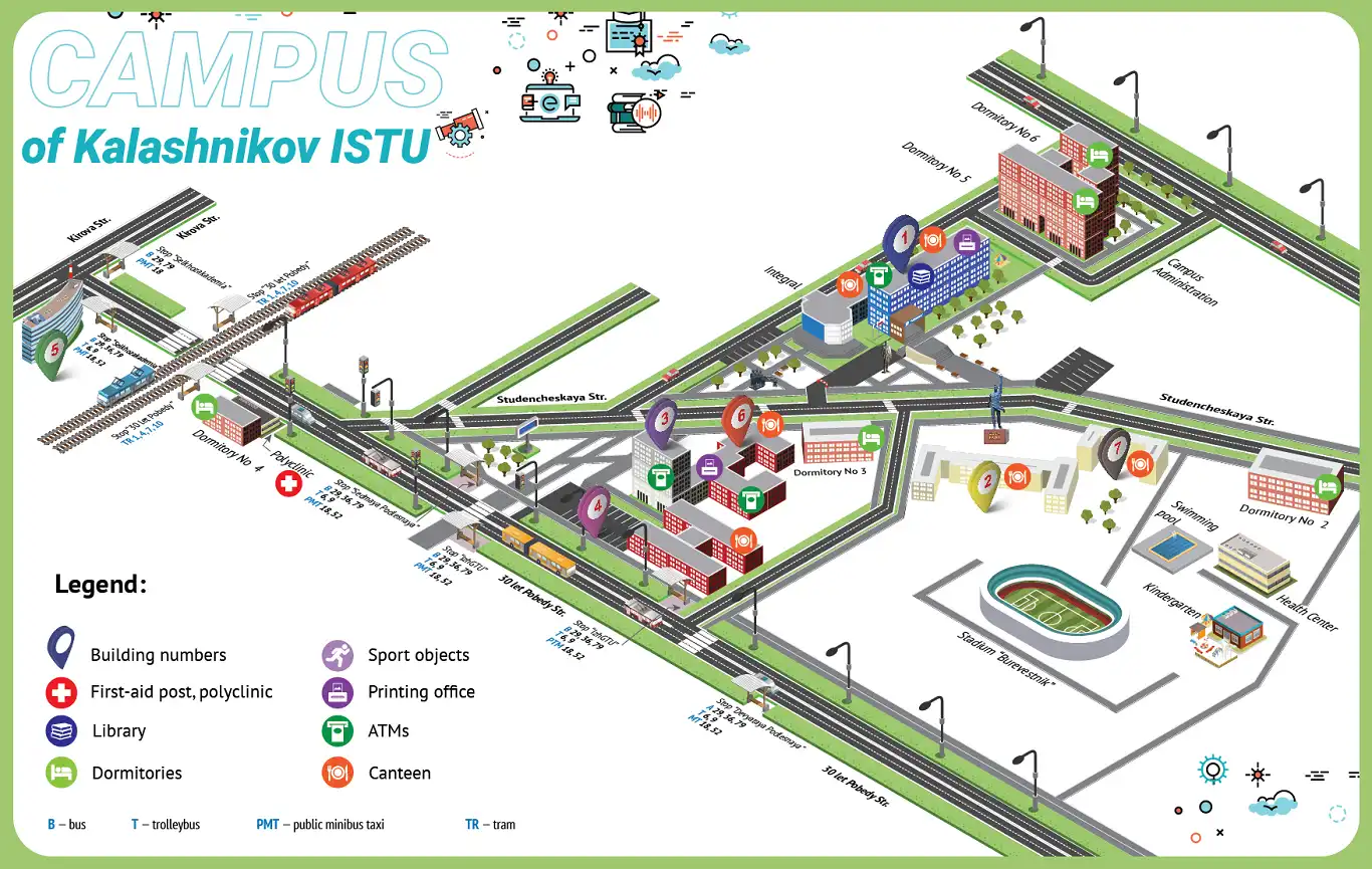 istu campus map