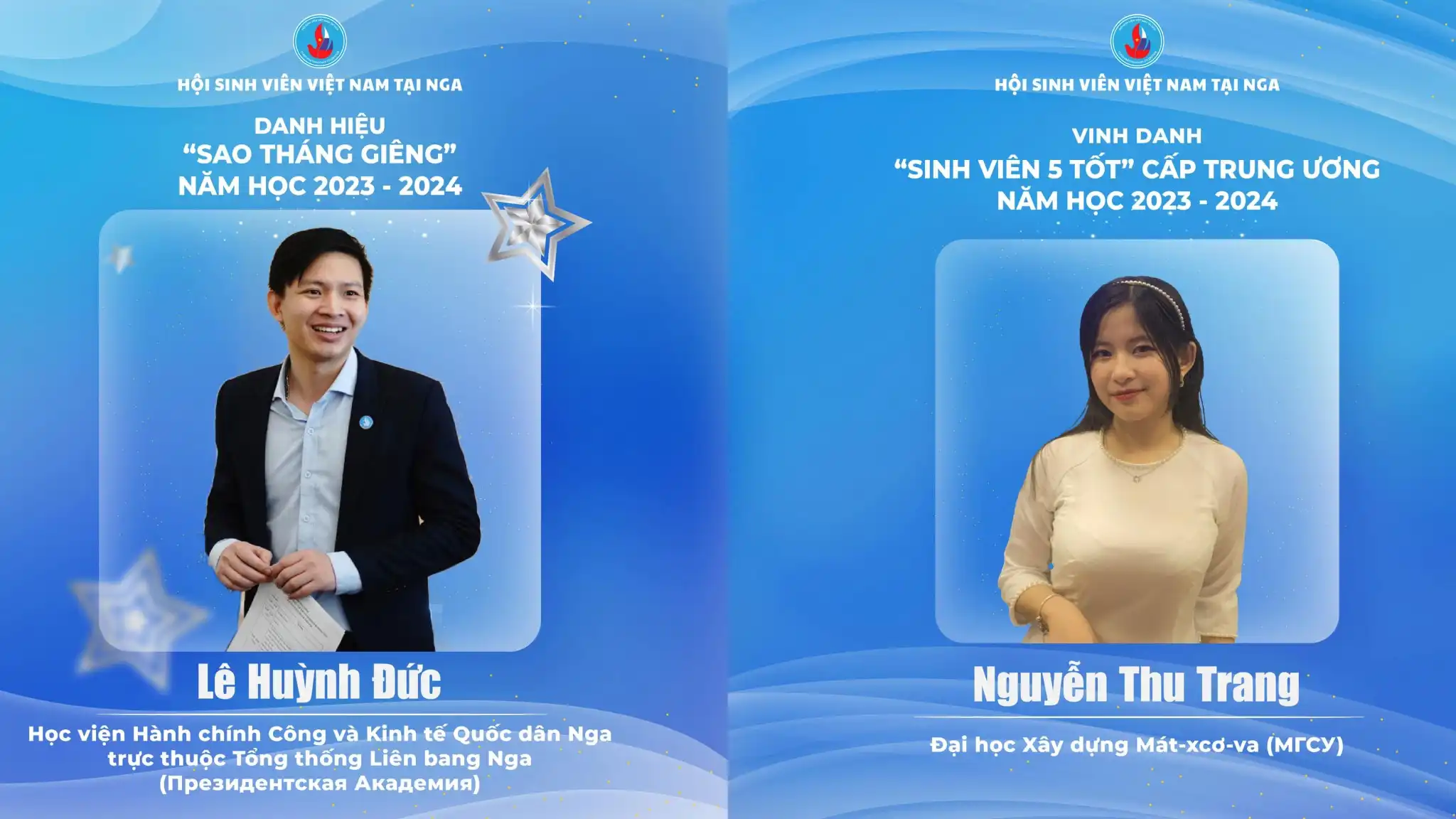 2 du hoc sinh dat danh hieu sinh vien 5 tot va giai thuong sao thang gieng 2