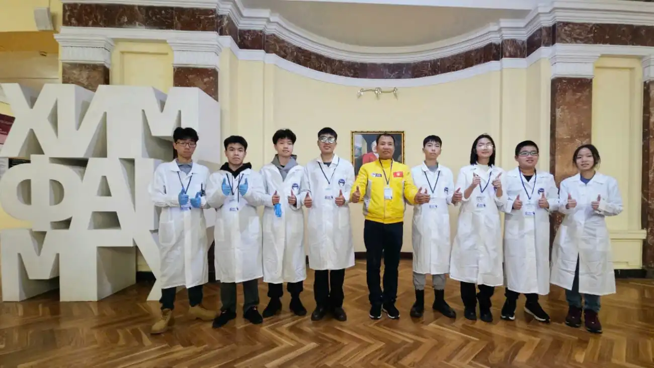 Việt Nam đoạt huy chương vàng Olympic Dự án Hóa học Quốc tế tại Nga 1 viet nam doat huy chuong vang olympic du an hoa hoc quoc te tai nga