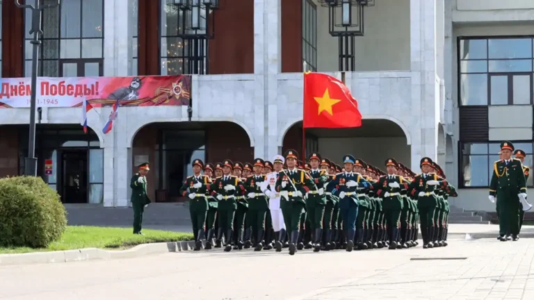 doan viet nam san sang cho le duyet binh ky niem 80 nam chien thang