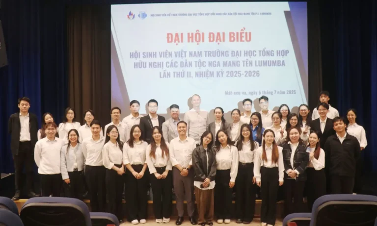 dai hoi dai bieu hoi sinh vien viet nam tai rudn lan thu ii