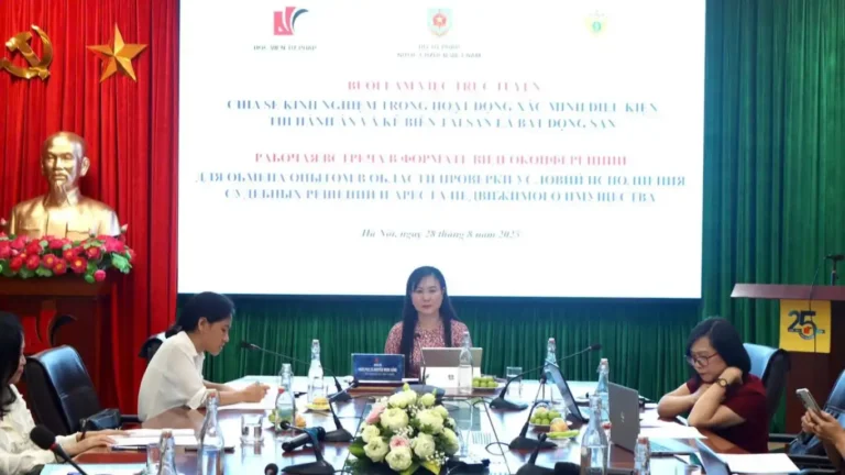 hoc vien tu phap to chuc hoi thao chia se kinh nghiem nga viet 1