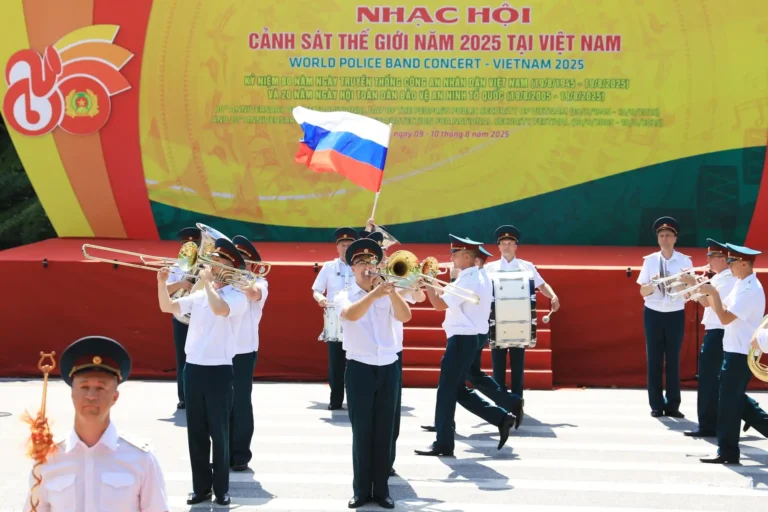 nga cu doan tham du nhac hoi canh sat the gioi 2025 tai ha noi